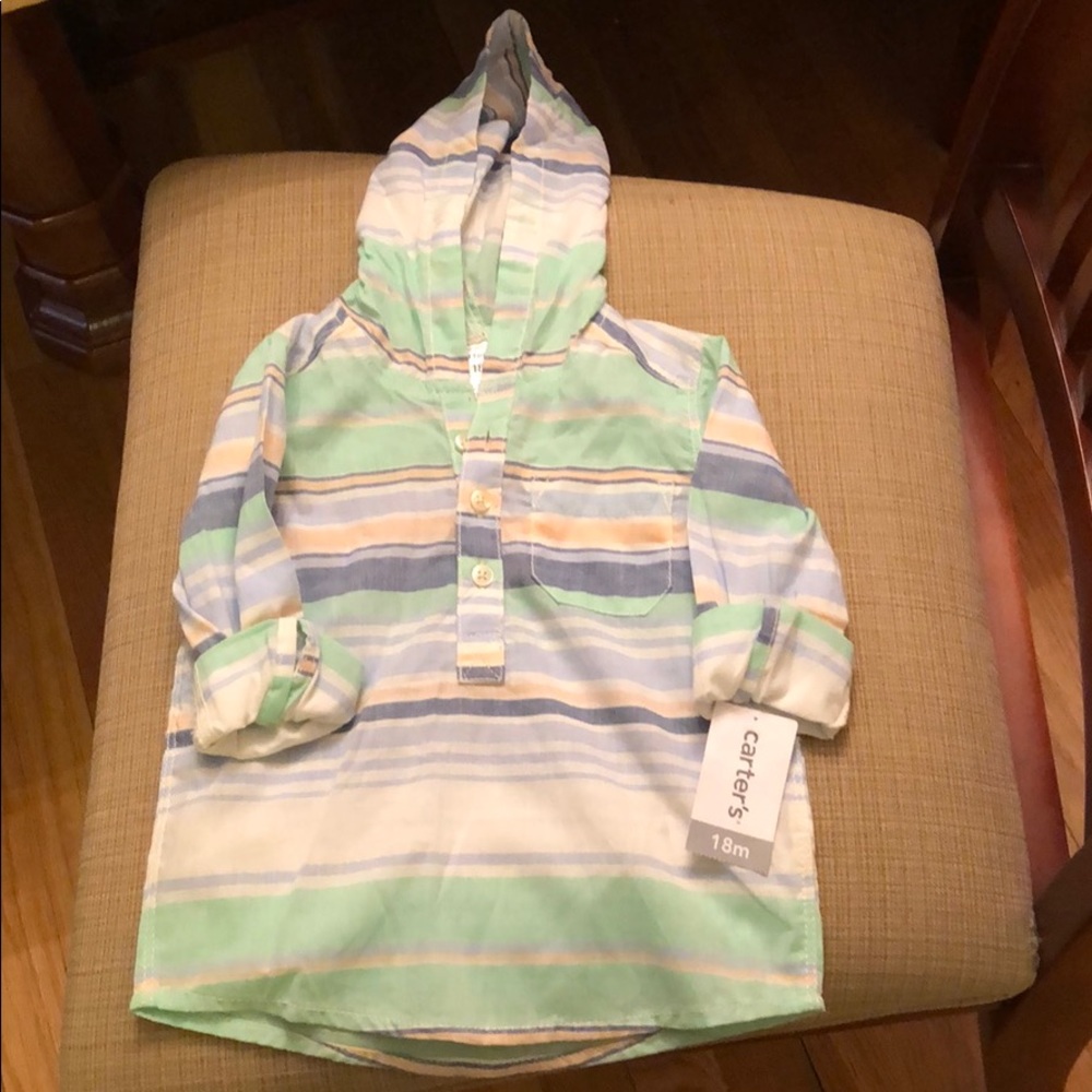 Carters boys hooded top 18 months